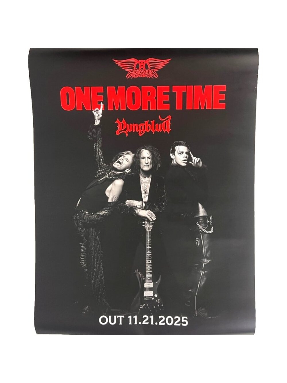 Yungblud Aerosmith One More Time 2025 Promo Poster 18x24" Authentic